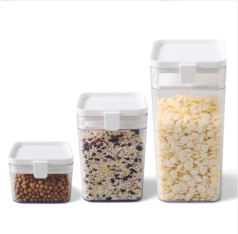 Caja de almacenamiento sellada para cocina del hogar, tarro de almacenamiento