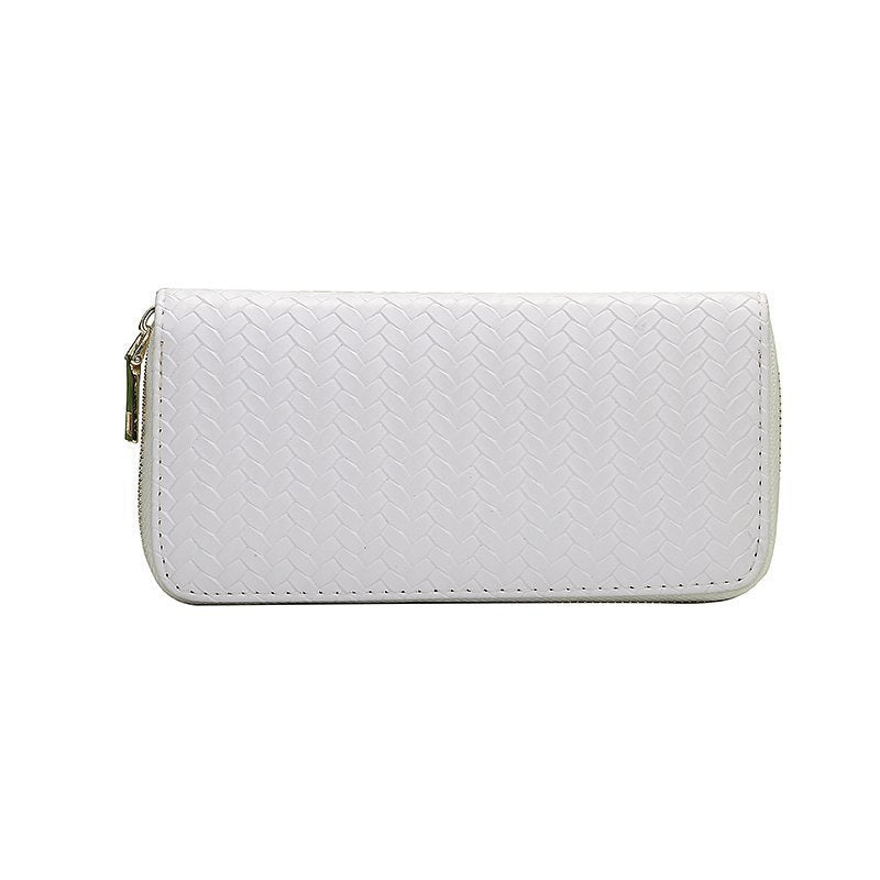 Clutch tejido con cremallera