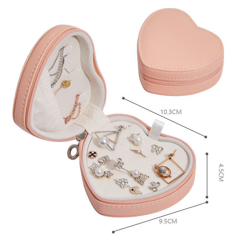 High-end Heart-shaped Jewelry Storage Box