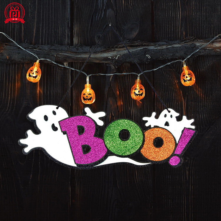 Liste des accessoires de décoration d'Halloween à paillettes