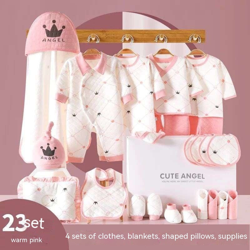 Coffret cadeau pour nouveau-né en pur coton pour bébé