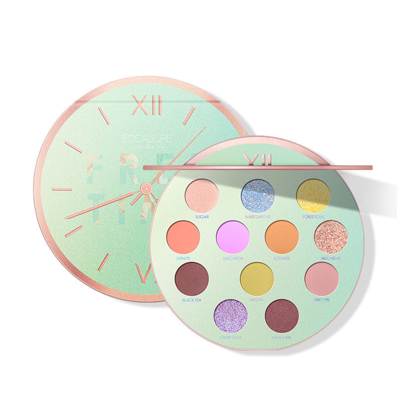 Paleta de sombras de ojos Time Sombra de ojos de 12 colores