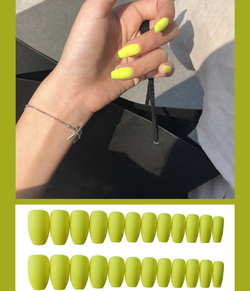 Uñas de ballet esmeriladas