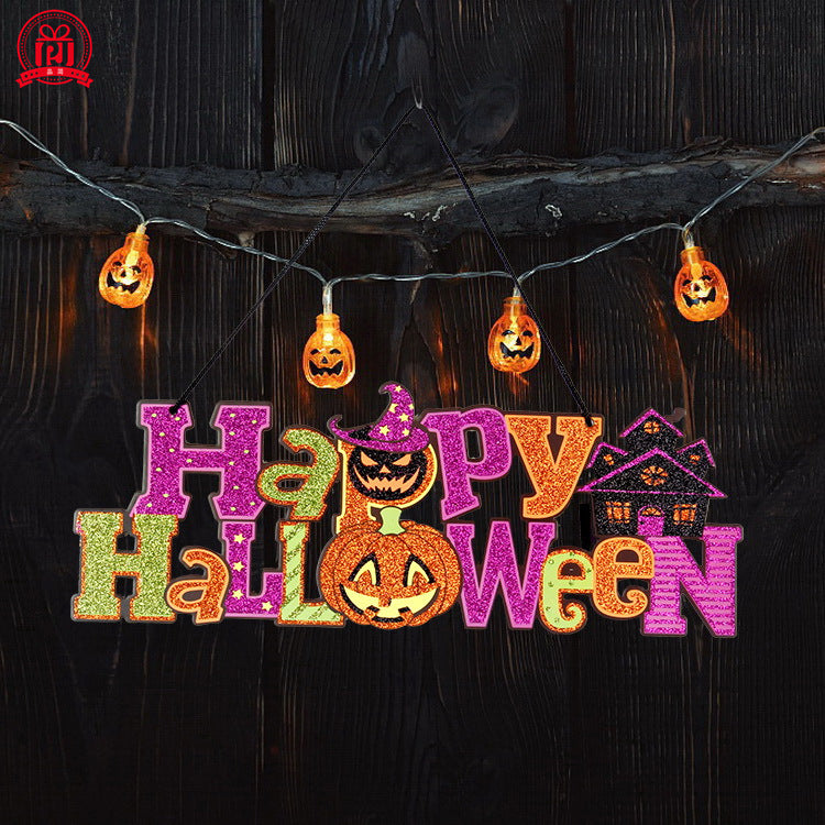 Liste des accessoires de décoration d'Halloween à paillettes
