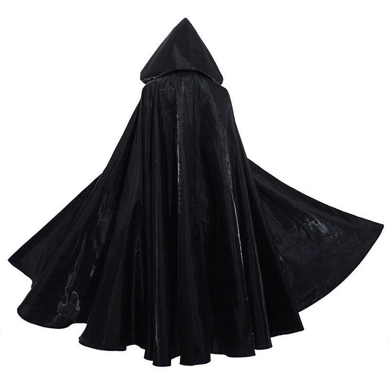 Costume d'Halloween Cape médiévale Robe de sorcier