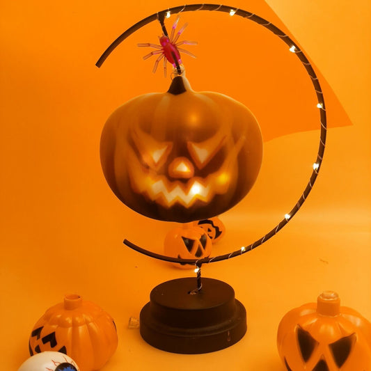 Lampe de modélisation en fer forgé d'Halloween