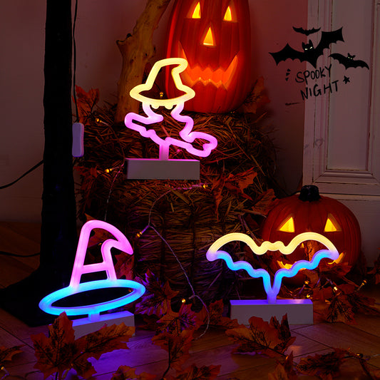 Décoration lumineuse de lanterne citrouille d'Halloween
