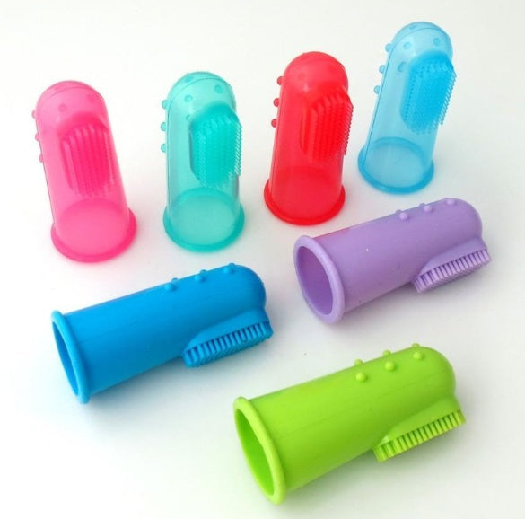 Cepillo de dientes de dedo súper suave para mascotas