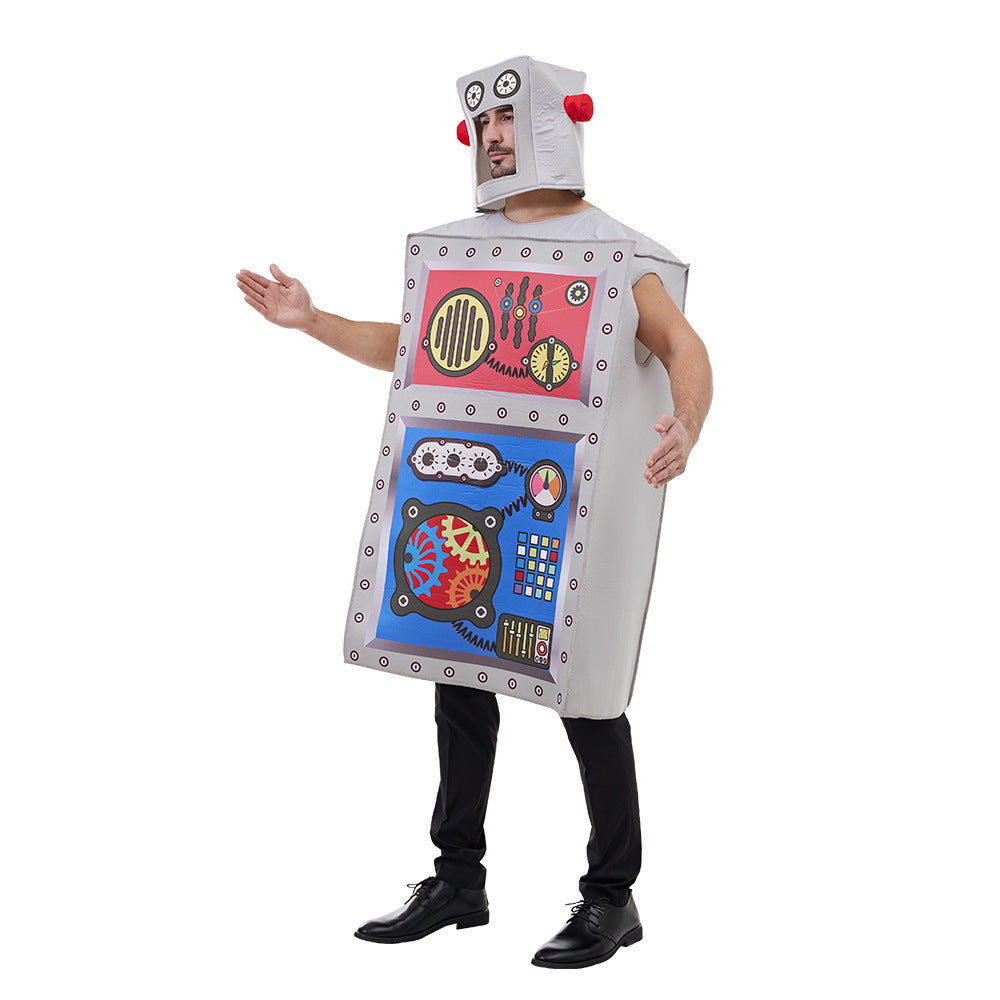 Costume d'éponge robot amusant pour Halloween