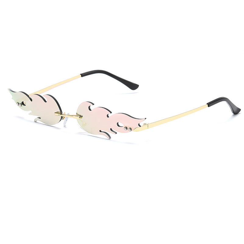 Gafas de sol metálicas de llama