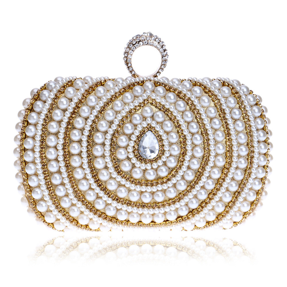 Pochette de banquet en perles