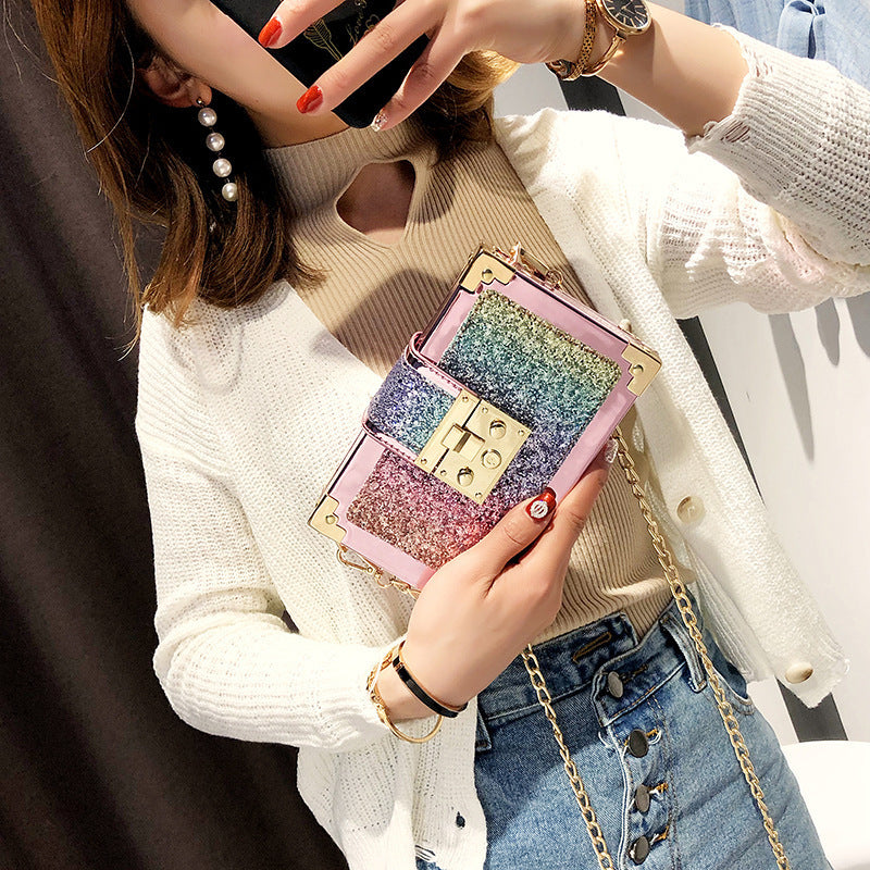 Sequins Cool All-match One-shoulder Messenger Bag