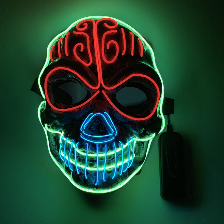 Masque lumineux LED d'Halloween