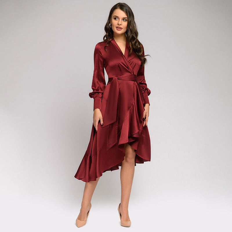 Vestido de temperamento irregular