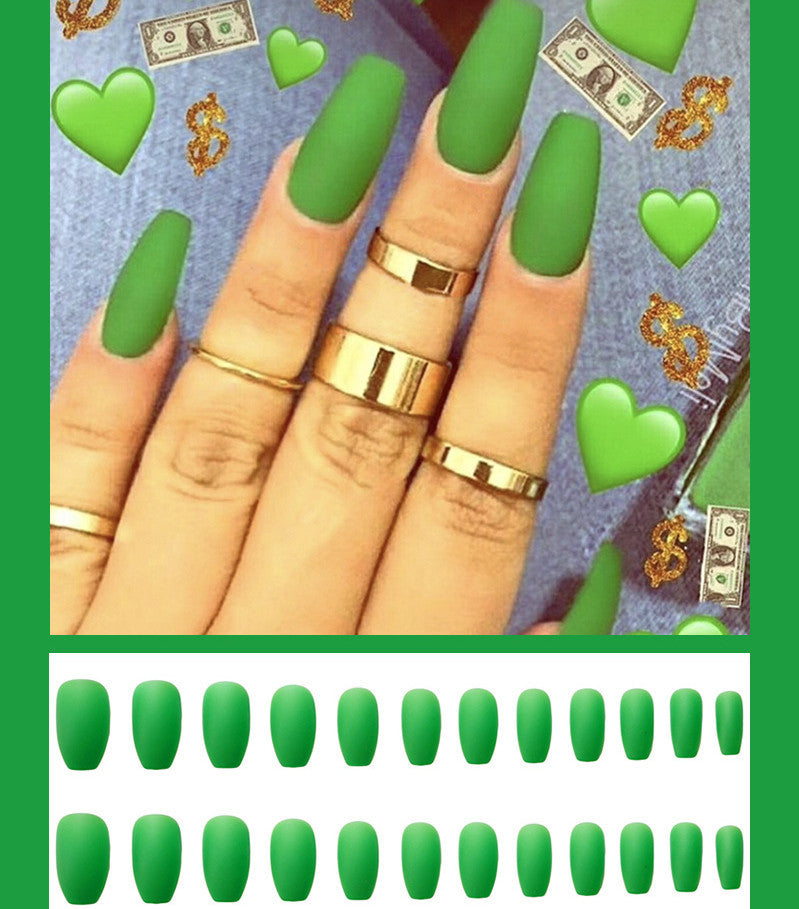 Uñas de ballet esmeriladas