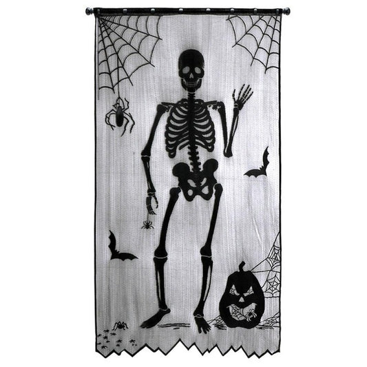Rideau à motifs d'Halloween