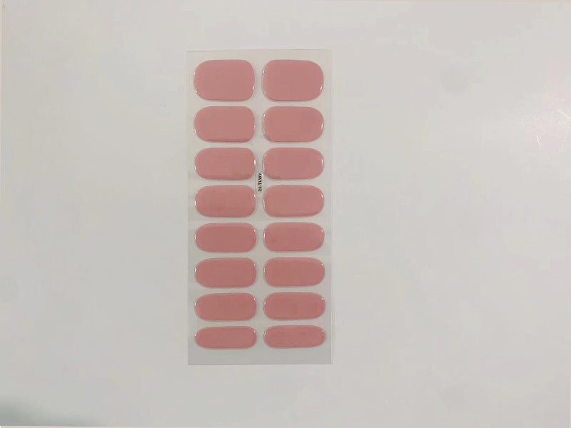 Autocollants UV semi-durcis de deuxième génération, imperméables et durables, pour la beauté des ongles
