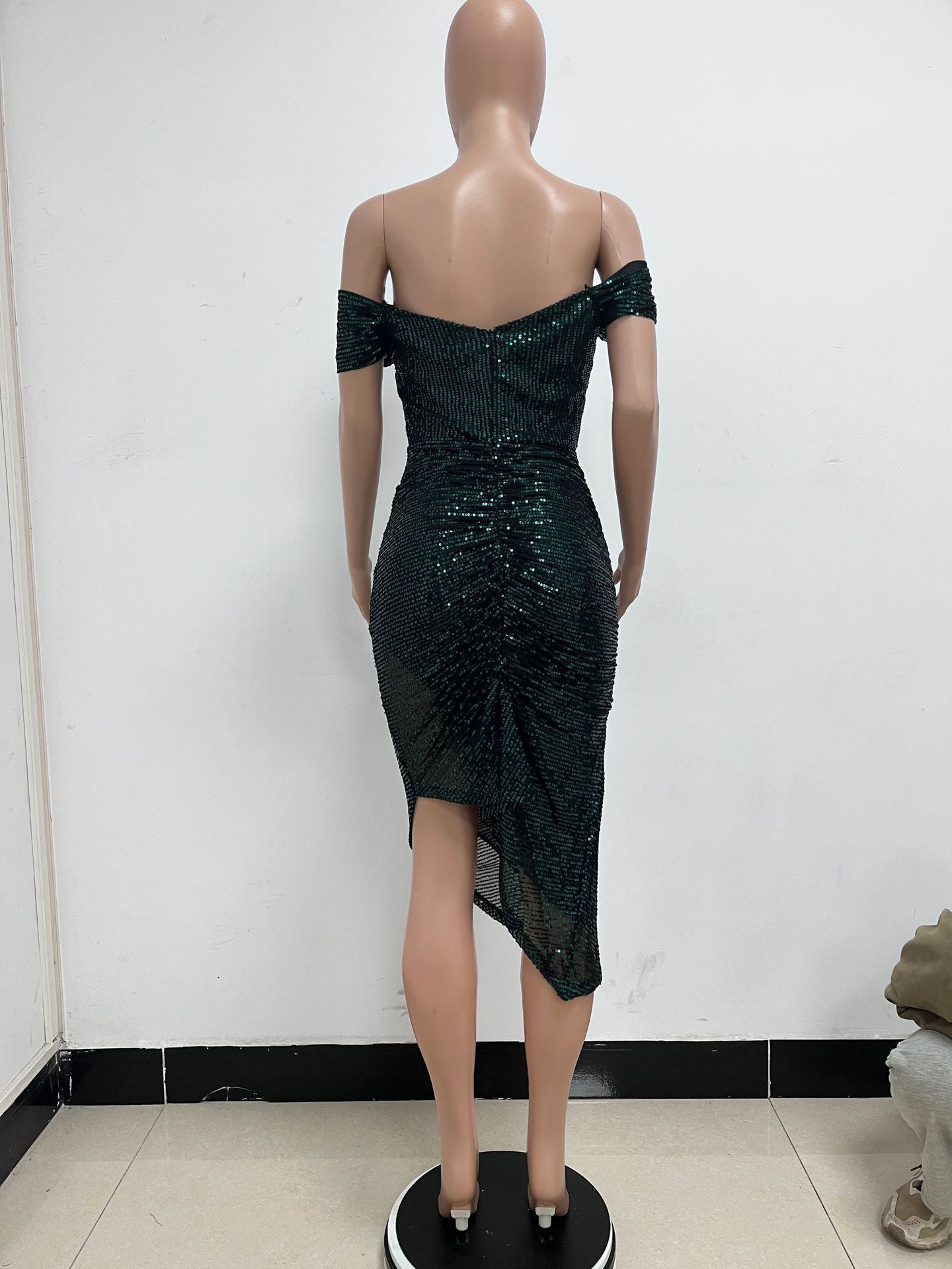 Women's Summer Off-shoulder French Waist Dress