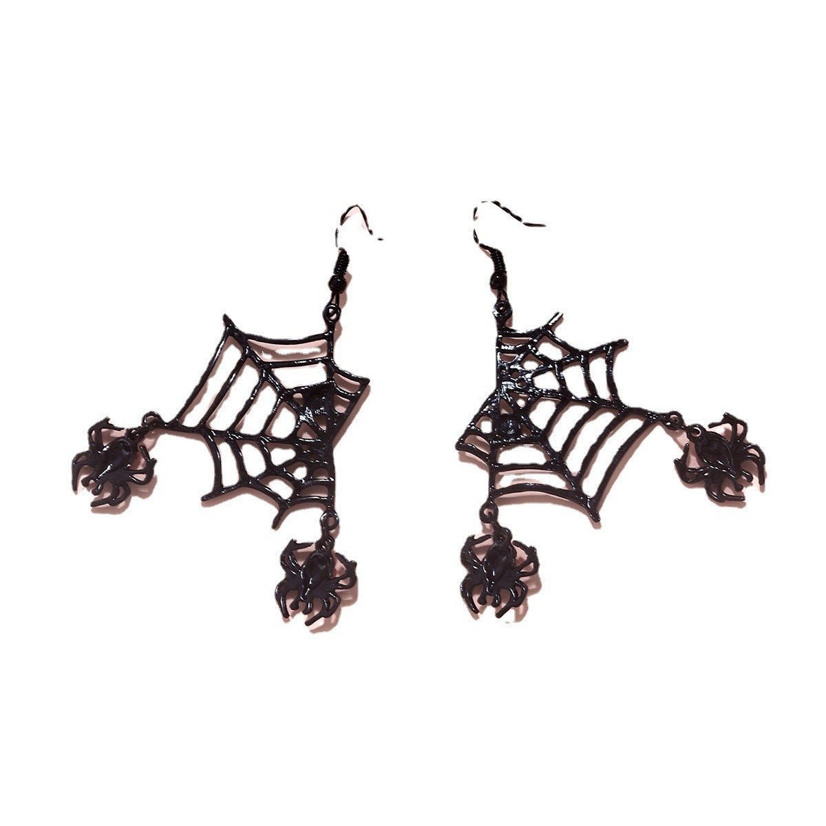 Boucles d'oreilles en toile d'araignée haut de gamme, design de niche simple et créatif