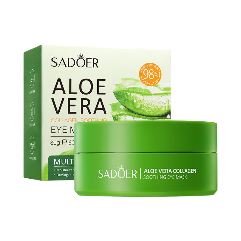 Mascarilla calmante para ojos con colágeno de aloe