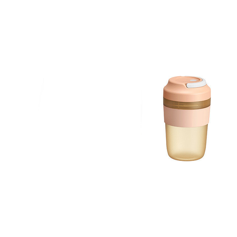 Licuadora portátil recargable con 4 cuchillas para batidos y licuados, 400 ml, taza exprimidora para frutas frescas