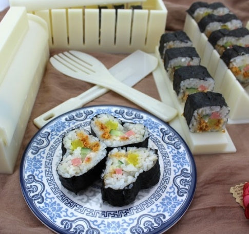 Molde para hacer Sushi con bolas de arroz, juego de herramientas para hacer Sushi de cocina, rollo de Sushi