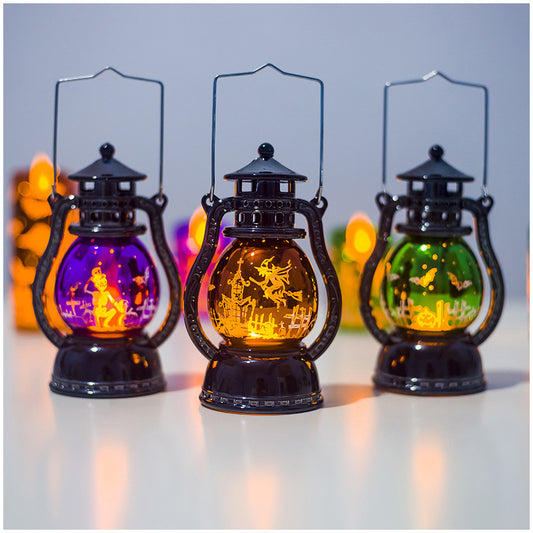 Lumières laser vintage d'Halloween