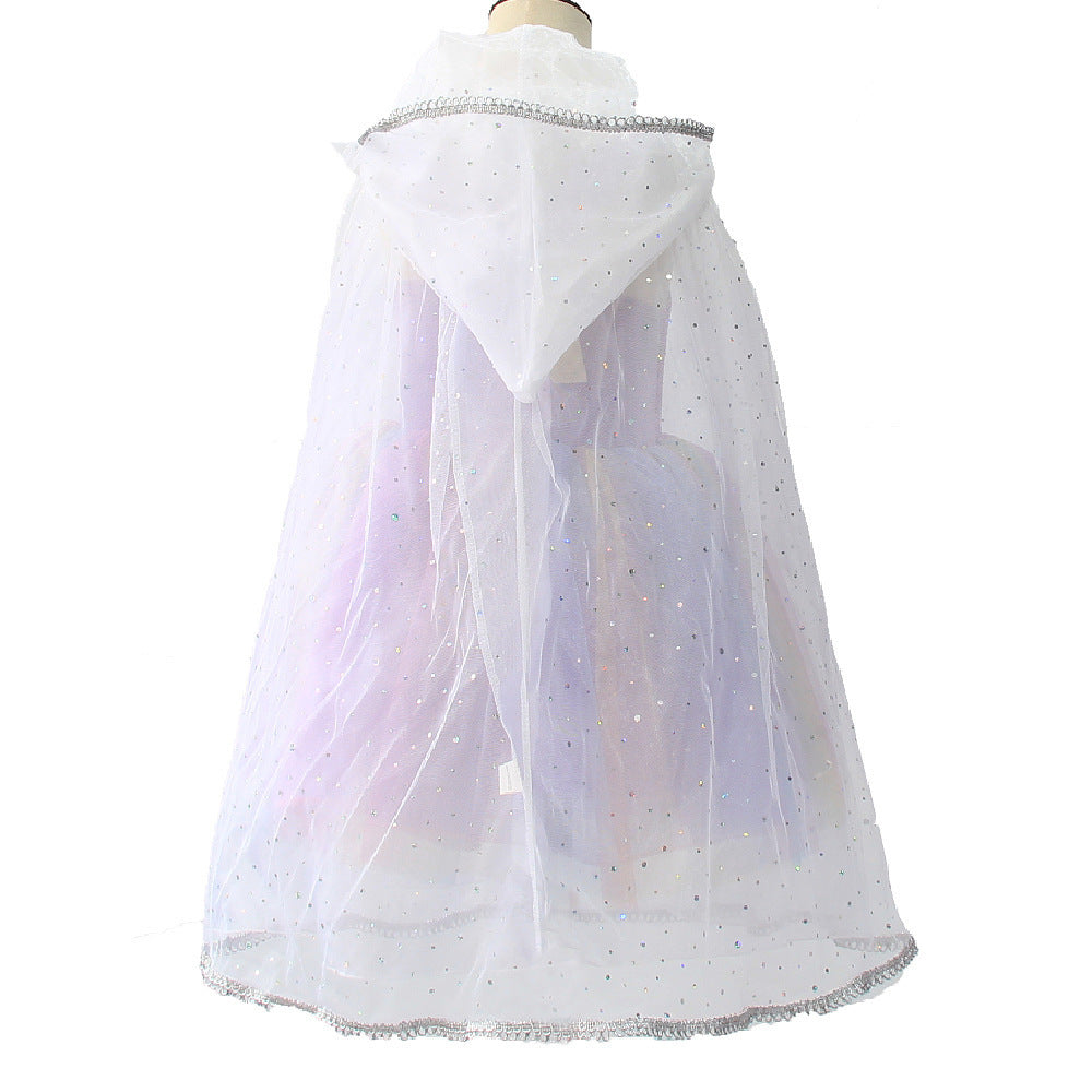 Princess Cloak Halloween Children Witch Cloak