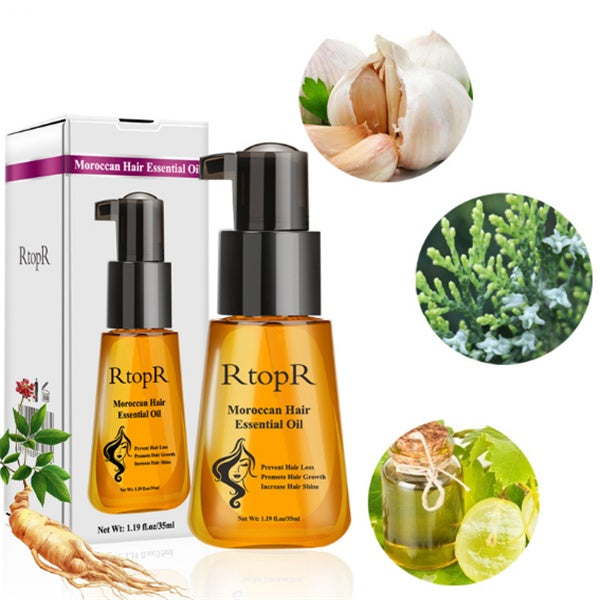 Aceite esencial para el cuidado del cabello marroquí