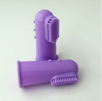 Cepillo de dientes de dedo súper suave para mascotas