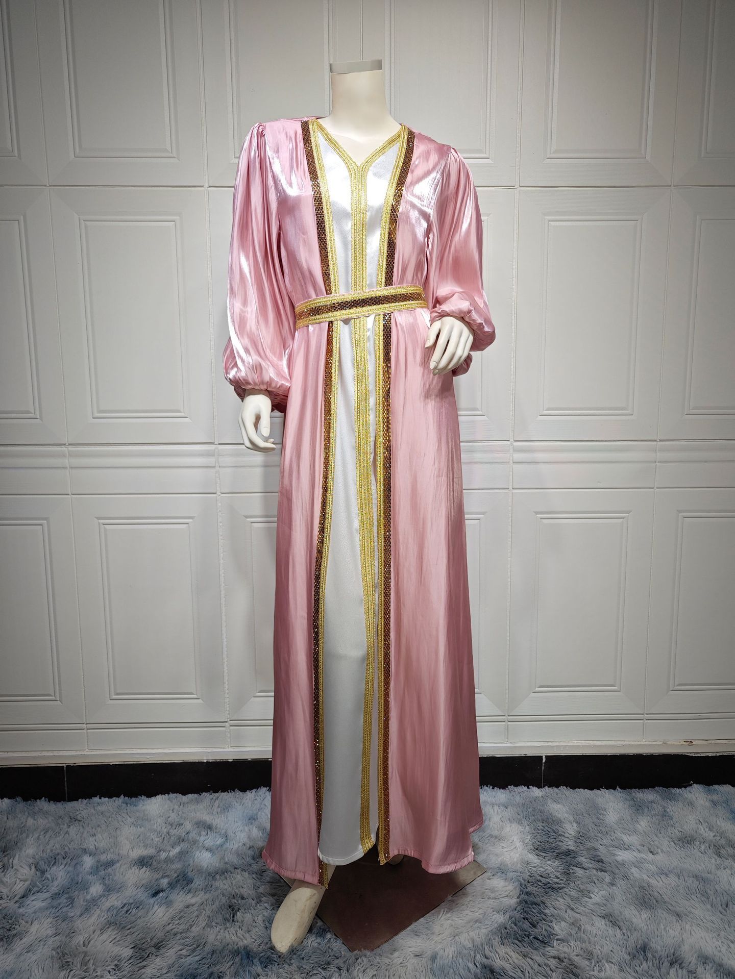 Women's Bright Silk Satin Dress