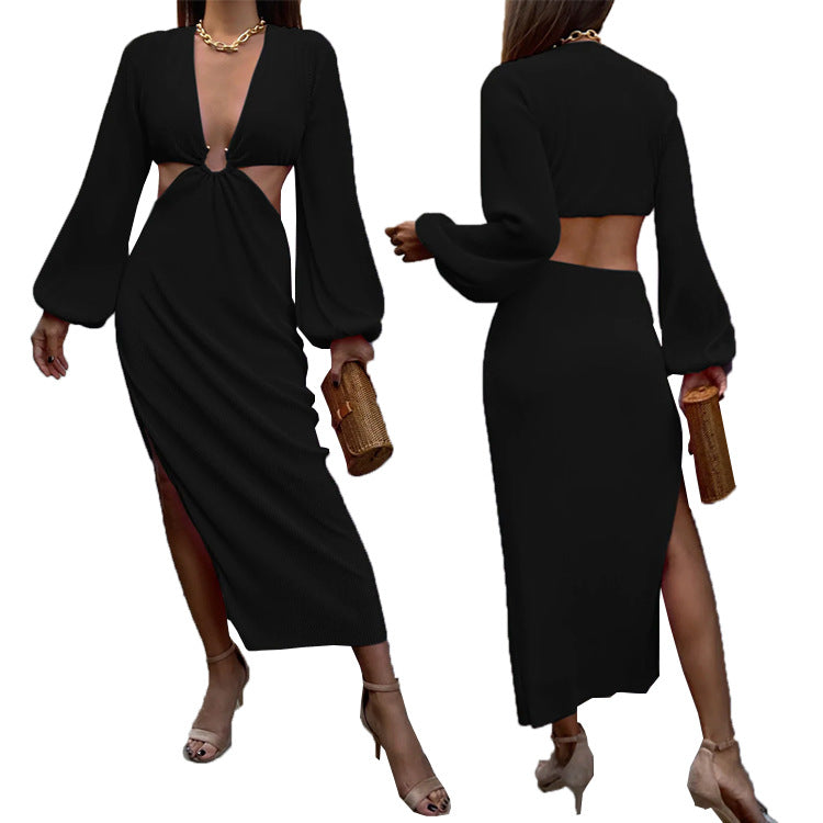 Vestidos de mujer sin cintura plisados prensados