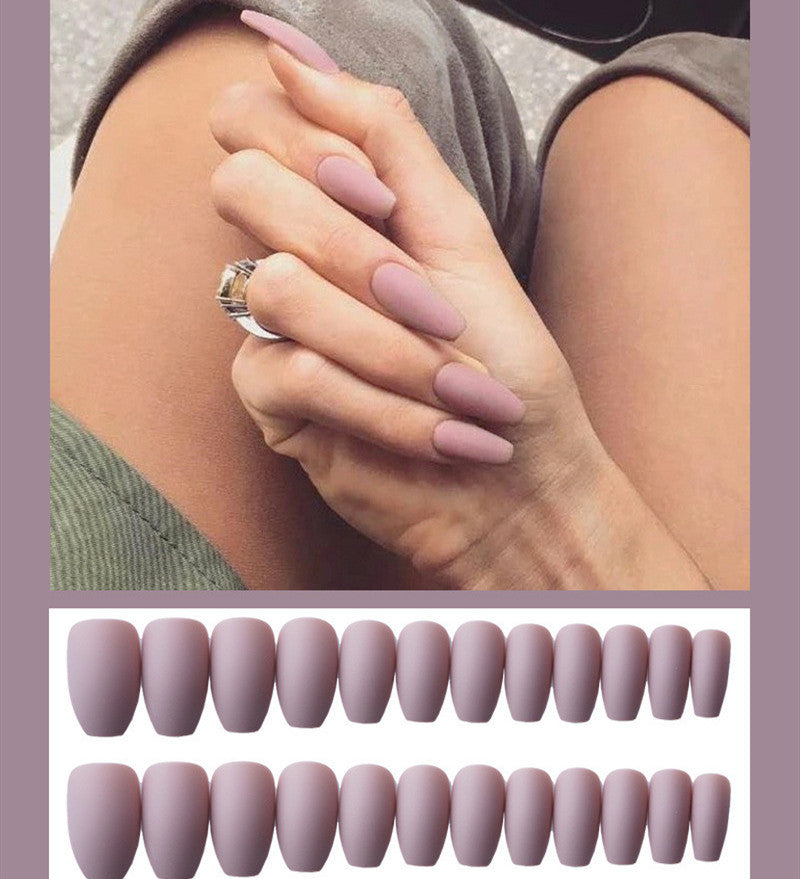 Uñas de ballet esmeriladas