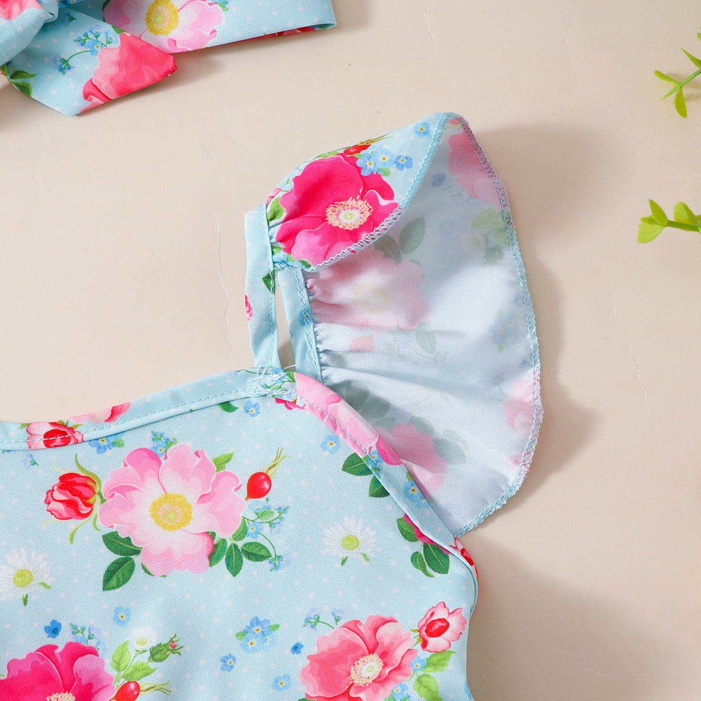Bebé Floral Mameluco Mamelucos Mono Falda