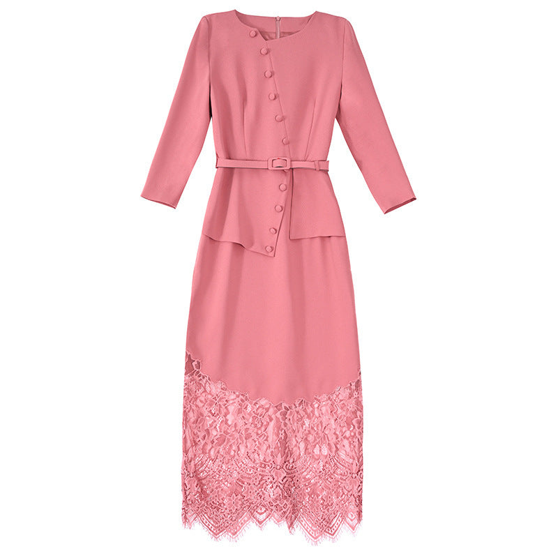 Atmospheric Mid-length Skirt Professional Package Hip Skirt Dress