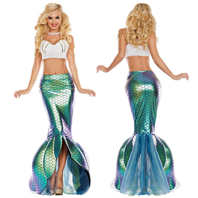 Vêtements de cosplay de sirène pour Halloween