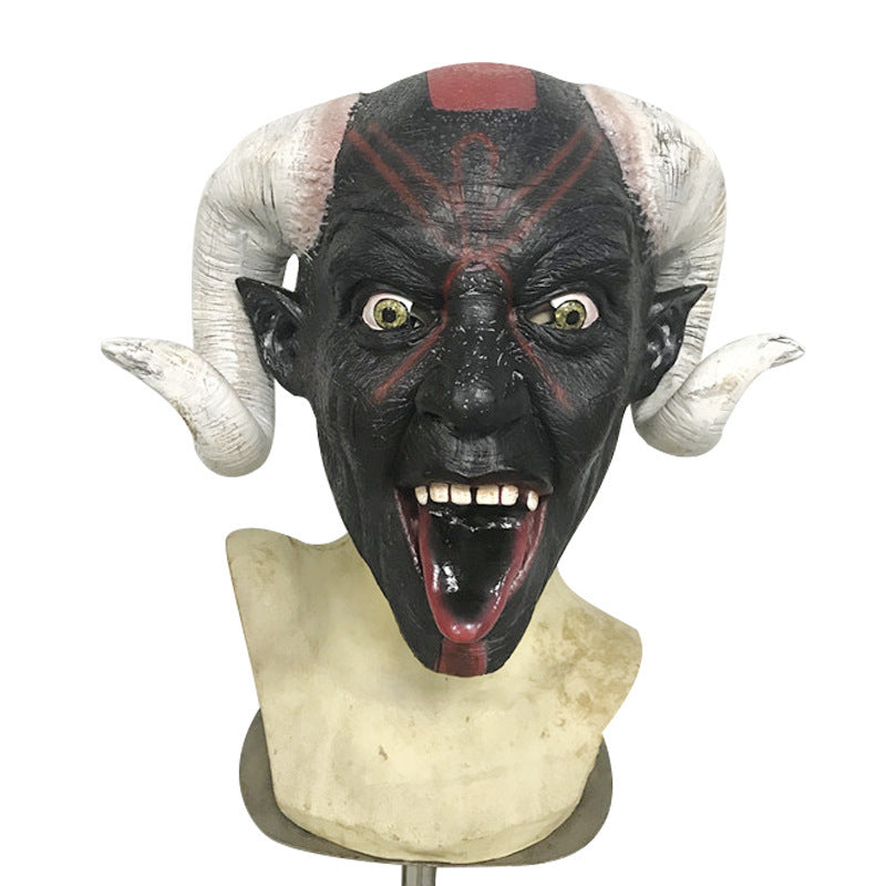 Coiffe d'horreur en latex pour Halloween