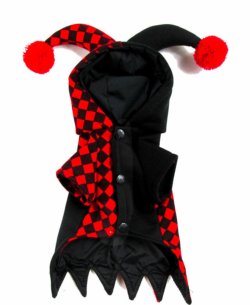 Costume de clown drôle d'Halloween pour chien et chat