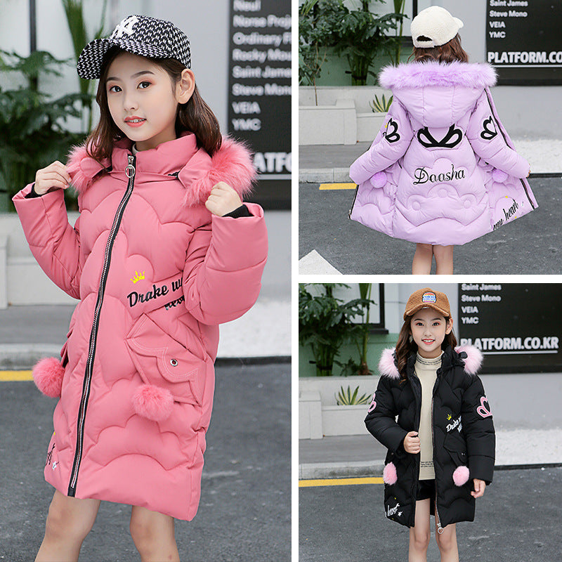 Vestes matelassées en coton pour filles