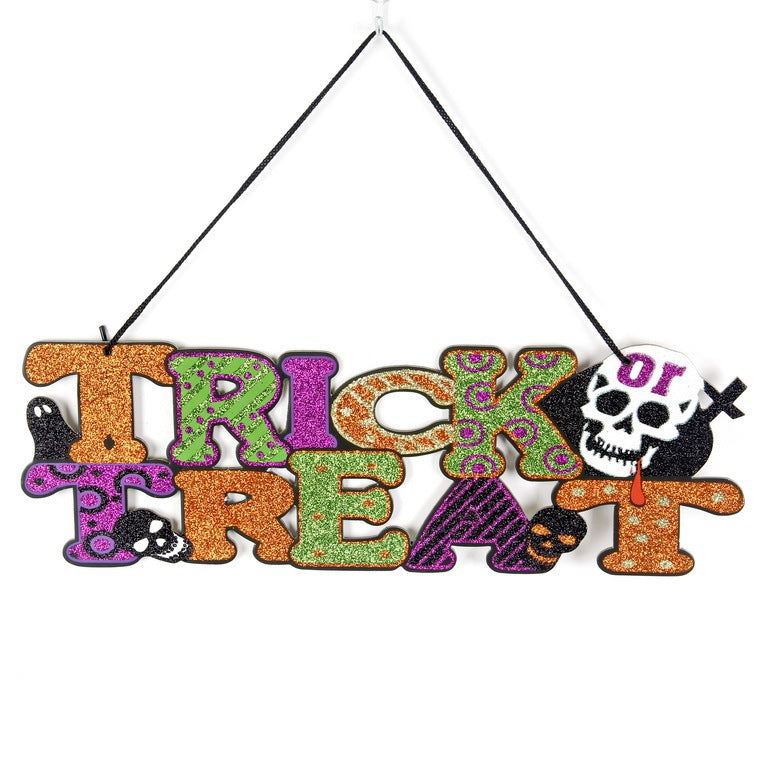 Liste des accessoires de décoration d'Halloween à paillettes