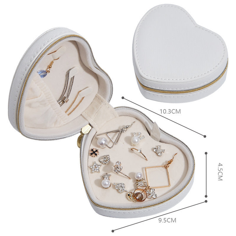 High-end Heart-shaped Jewelry Storage Box