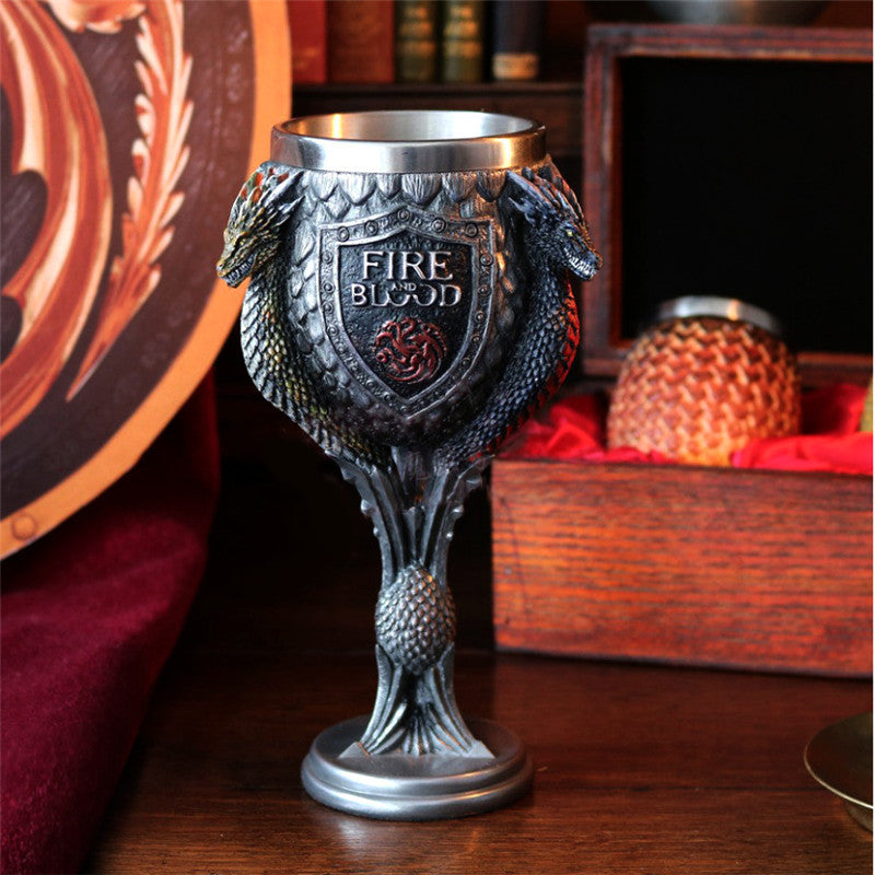 Whisky Canción de hielo y fuego Personalidad Vaso rojo