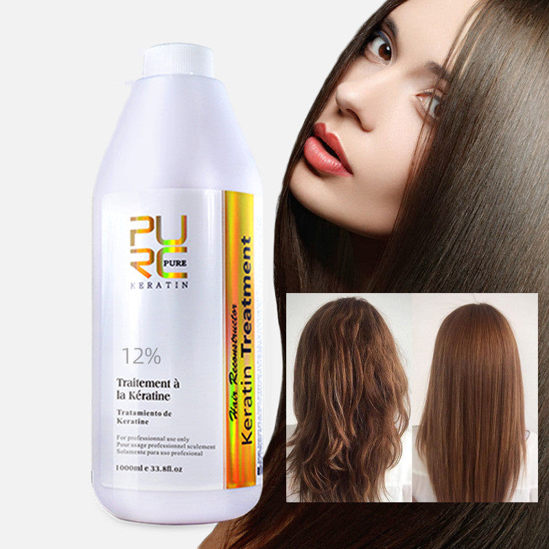 PURE Hair Treatment Straight Improve Frizzy Hair Fork