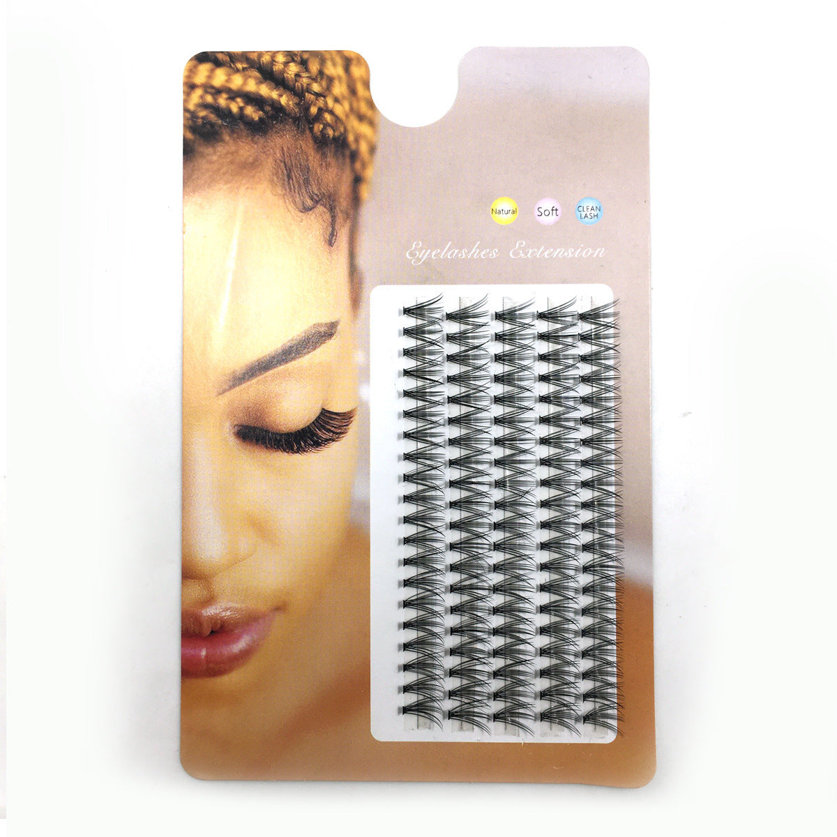 Herramientas de maquillaje de pestañas postizas de injerto suave natural 10p