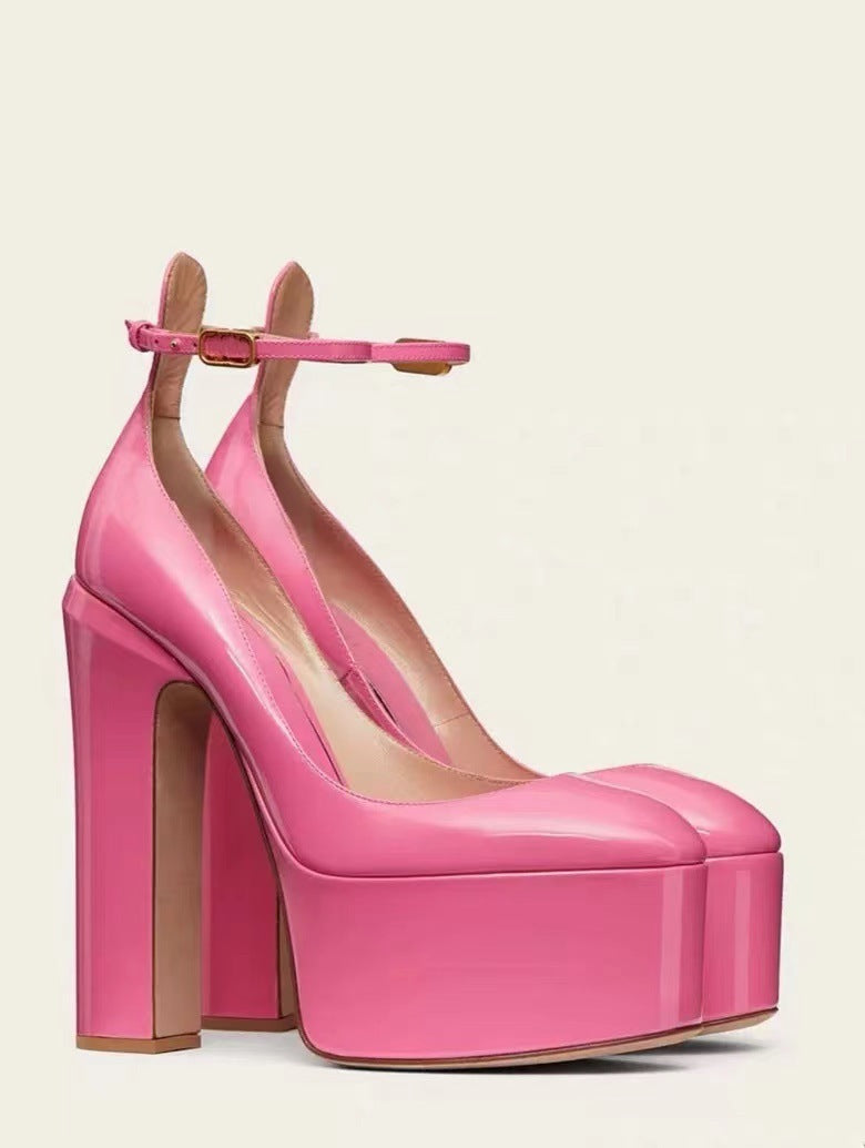 Chaussures à bout peu profond pour femmes Hentian Tall