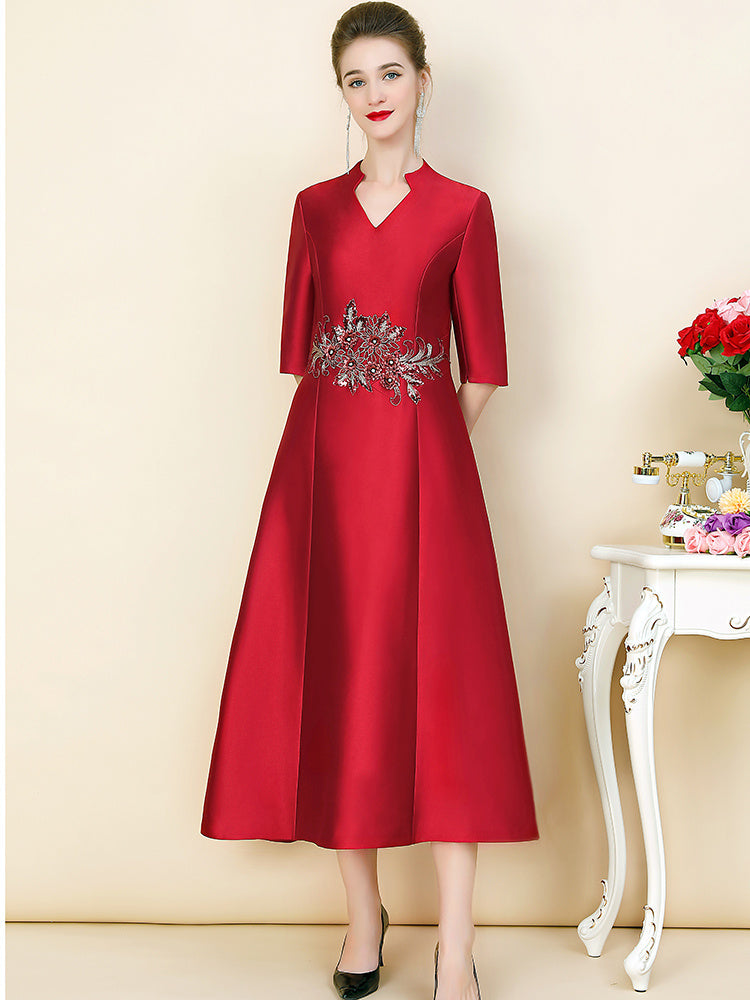Vestido De Cóctel Elegante Para Mujer Moda