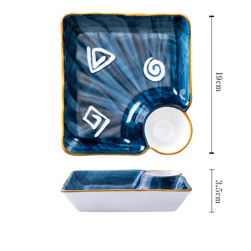 Plato De Cerámica Japonesa Con Vinagre