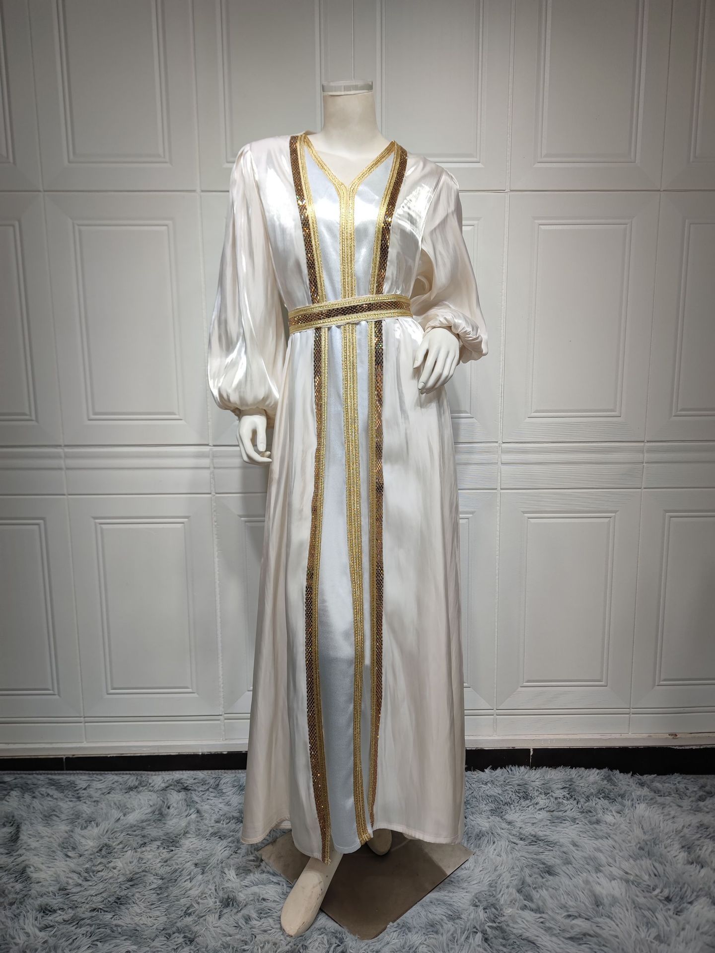 Women's Bright Silk Satin Dress
