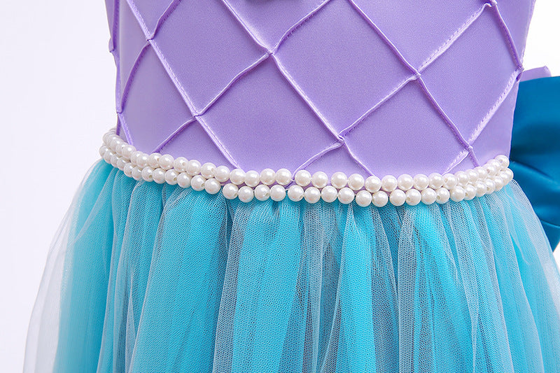 Vêtements pour enfants Robe de princesse pour filles Princesse sirène