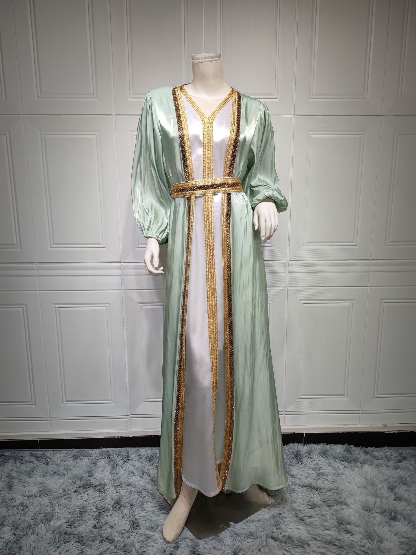 Women's Bright Silk Satin Dress